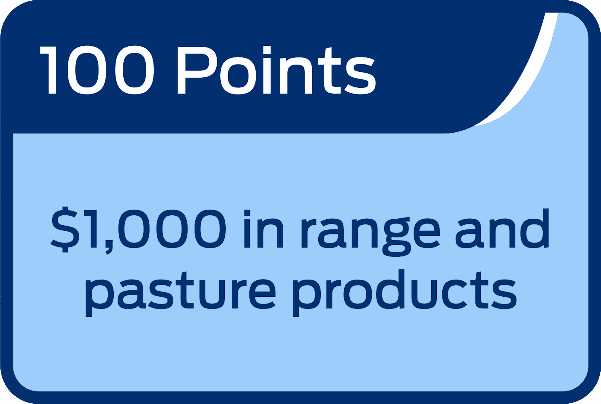 $1k = 100 Points