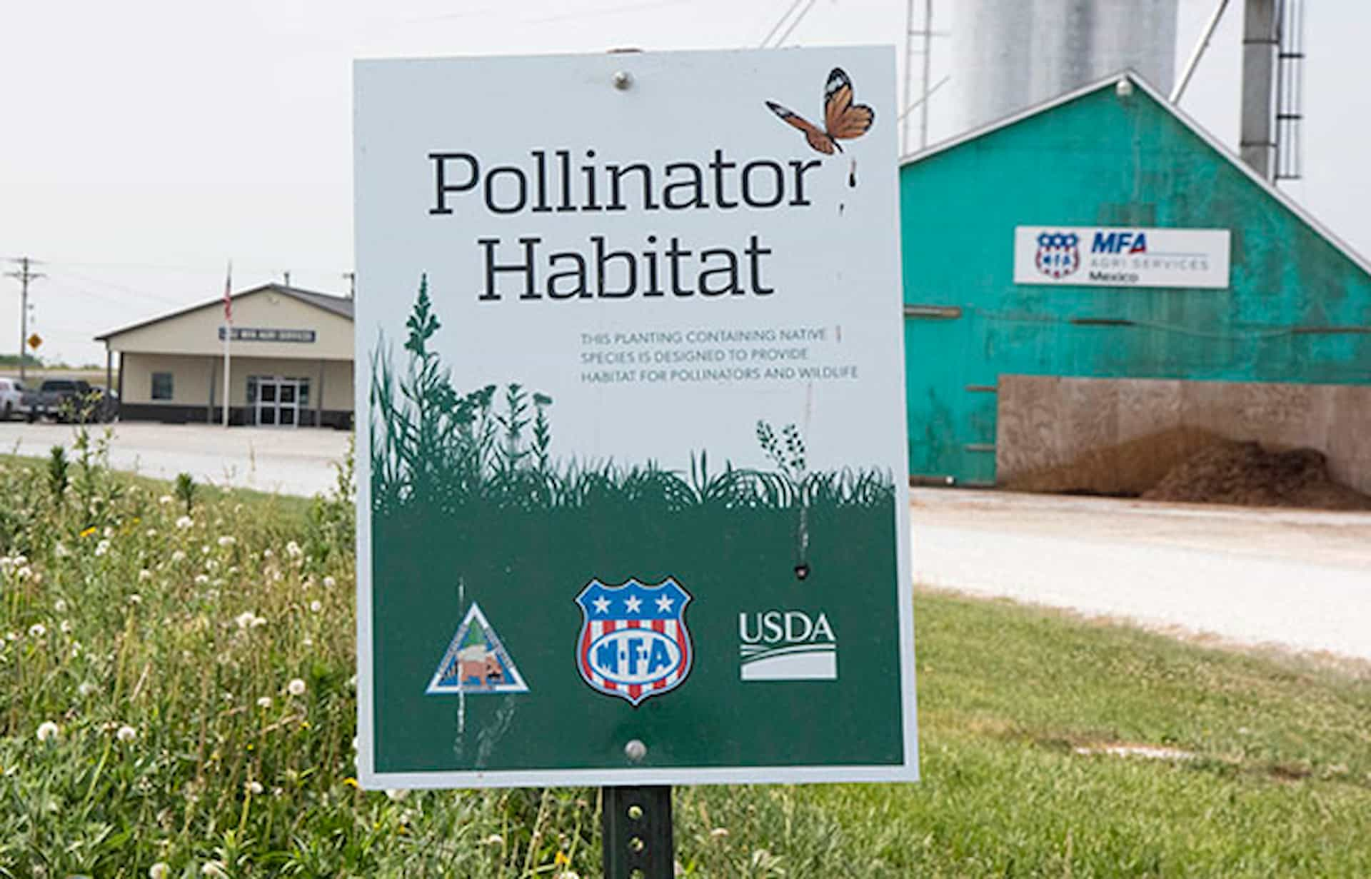 pollinator signage